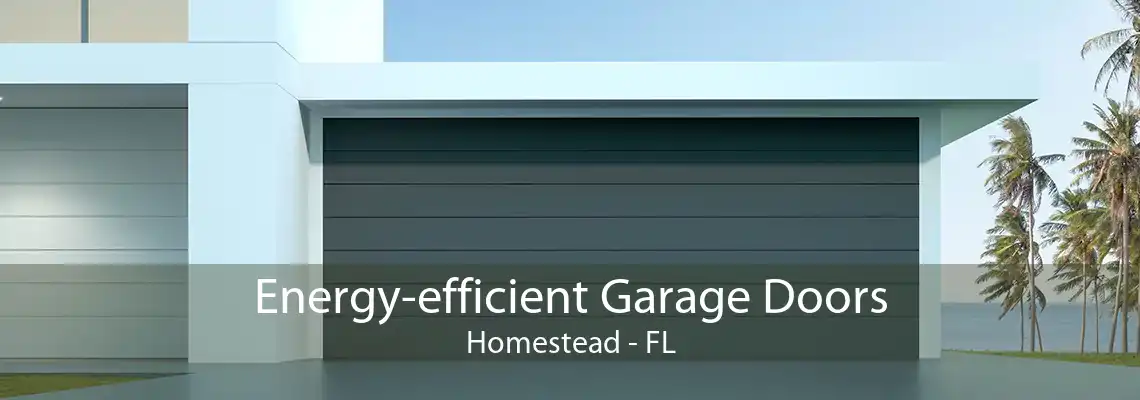 Energy-efficient Garage Doors Homestead - FL