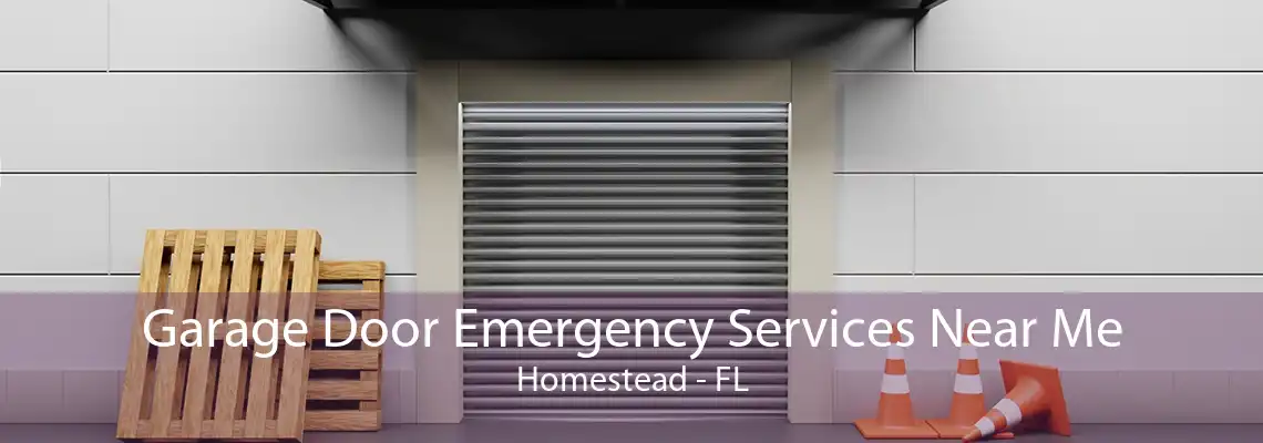 Garage Door Emergency Services Near Me Homestead - FL