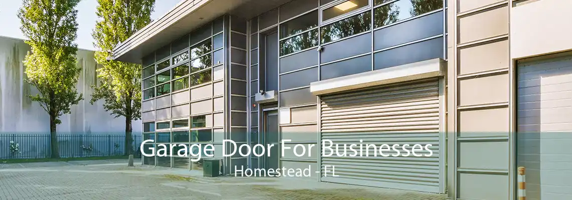 Garage Door For Businesses Homestead - FL