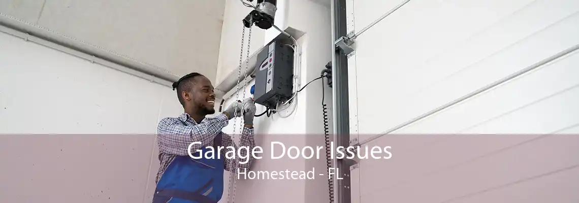 Garage Door Issues Homestead - FL