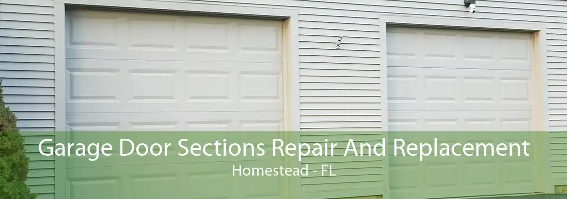 Garage Door Sections Repair And Replacement Homestead - FL